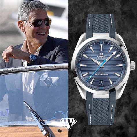 george clooney omega watches|george clooney aqua terra.